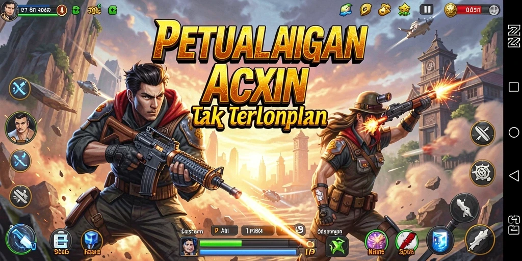Tangkapan layar dari gameplay aksi seru 5ZK.