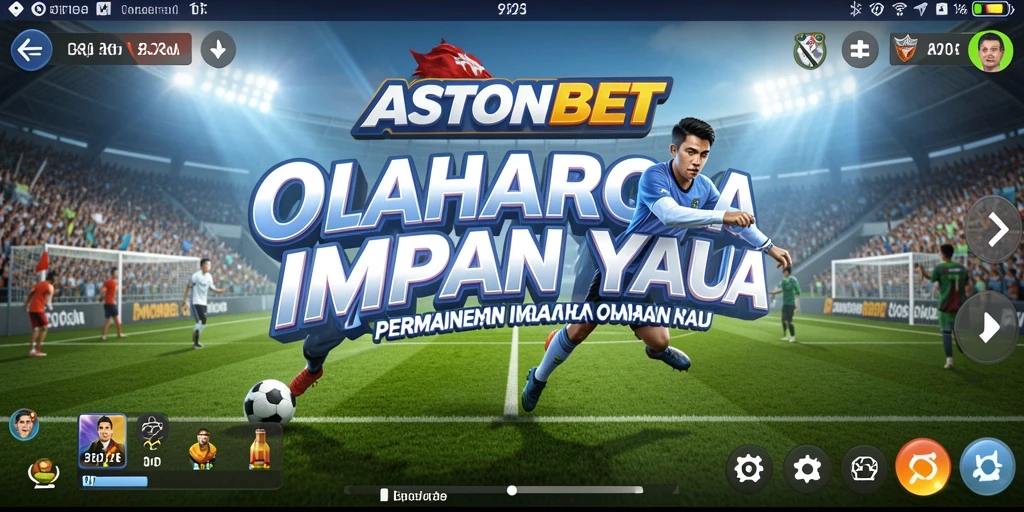 Tampilan utama ASTONBET menampilkan berbagai opsi taruhan olahraga yang menarik.