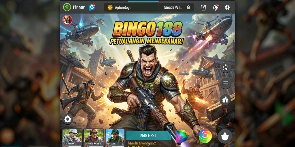 Tampilan gameplay seru dan mendebarkan dari BINGO188.