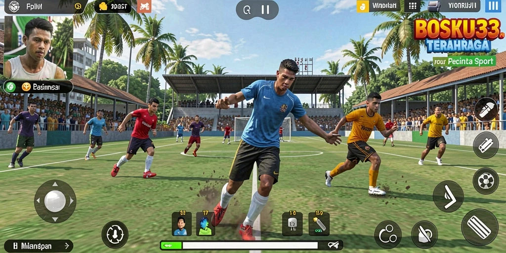 Tangkapan layar utama gameplay BOSKU33 yang mendebarkan.