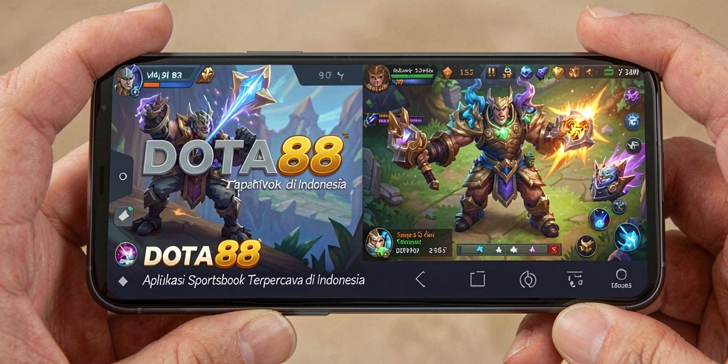 Tampilan permainan DOTA88 dengan antarmuka yang menarik.