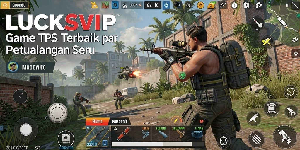 Tampilan gameplay menegangkan dari LUCKSVIP yang penuh aksi.
