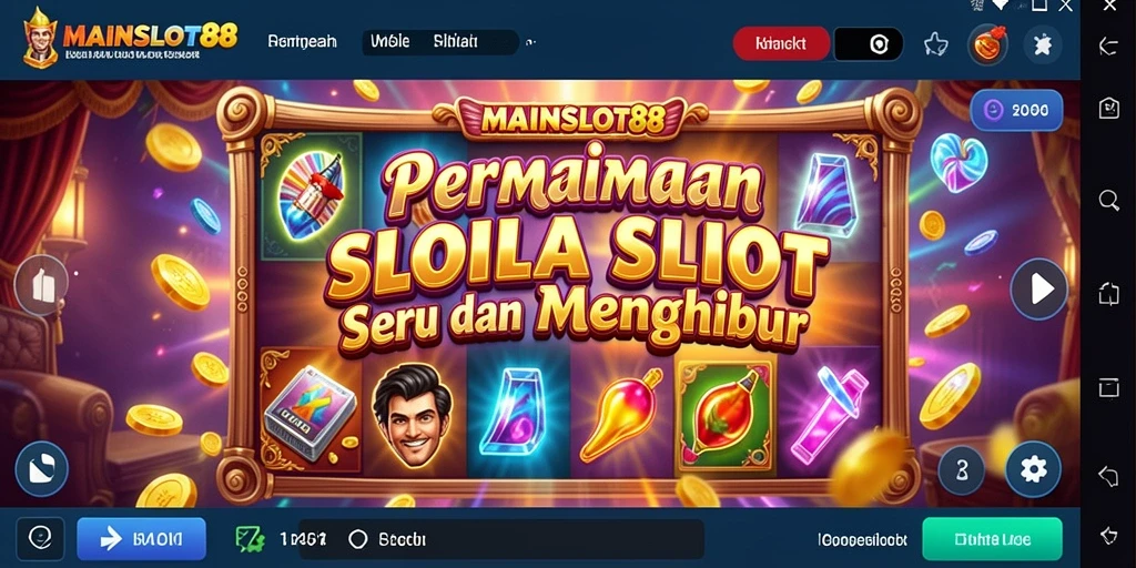Screenshot utama MAINSLOT88 menunjukkan gameplay slot yang mendebarkan.
