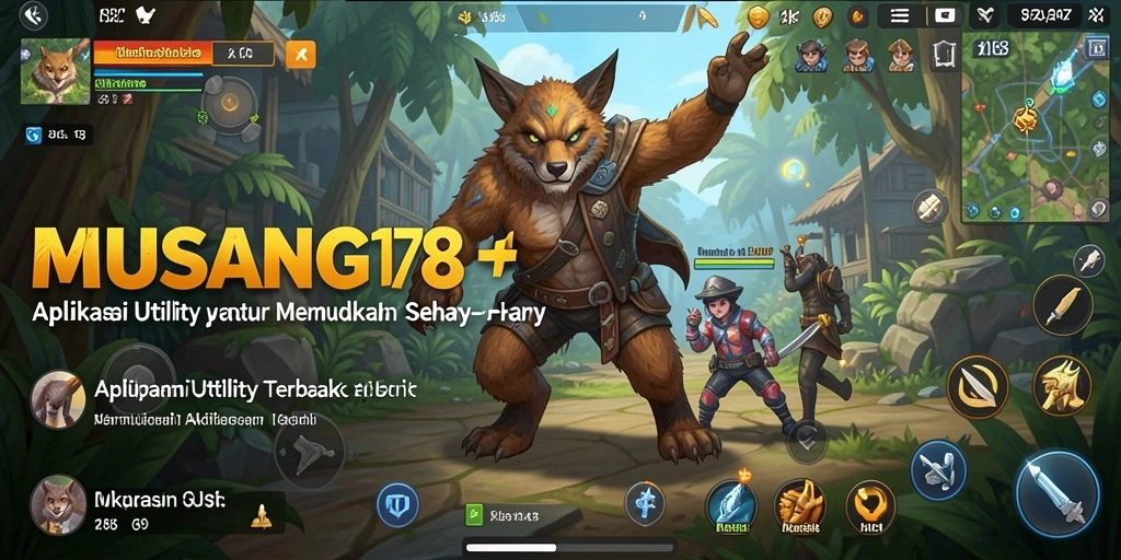 Tampilan antarmuka utama MUSANG178 yang user-friendly.