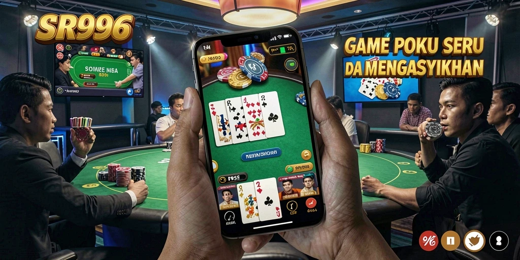 Screenshot gameplay poker yang menampilkan fitur menarik dalam SR996.