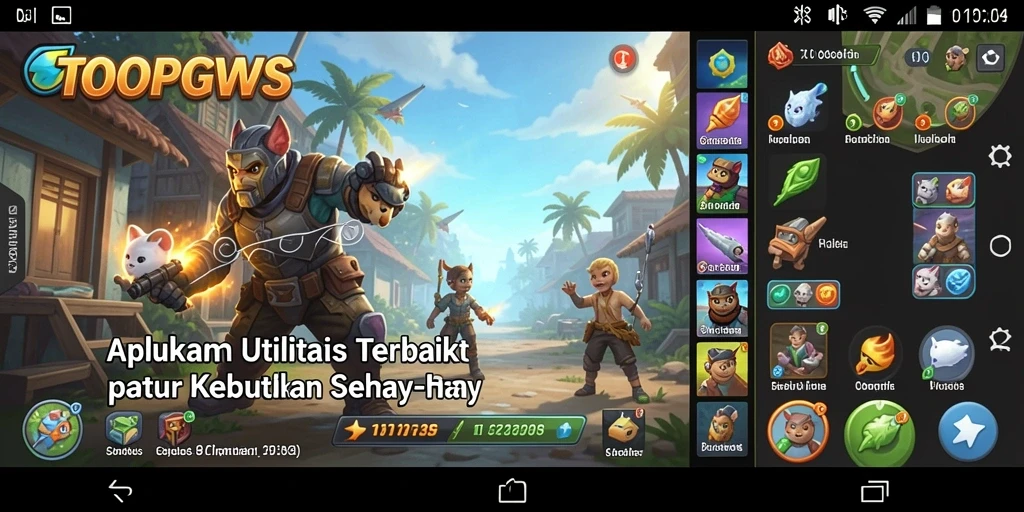 Tampilan antarmuka TOOPGWS yang sederhana dan mudah digunakan.