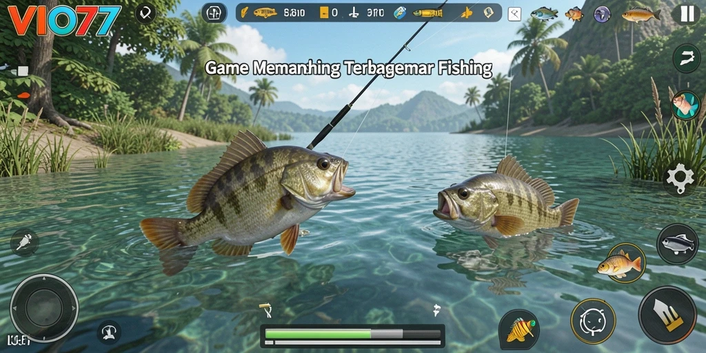 Gameplay VIO77 yang menampilkan pengalaman memancing yang mendebarkan.